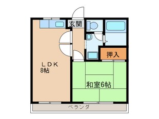 タクミハイツ９３の物件間取画像